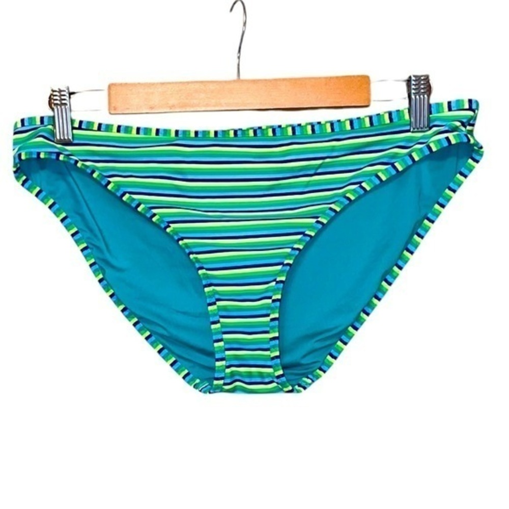 Aerie Swim Bikini Bottom Multicolor Stripe lined NWOT